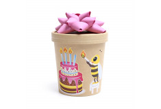„HAPPY BIRTHDAY - FOR GIRL“, box of lollipops, 10 x 6g