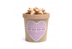 "FOLKLORE HEART - PINK" box of candies, 200g