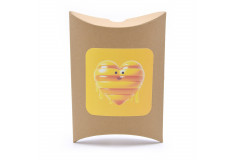 Krabička "ŽLTÉ SRDIEČKO" s medovými cukríkmi originál, 120g