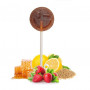 Honey and strawberry lollipops, wrapped, 20 x 6g